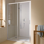 CADA XS CK G2L 12020 VPK 2-створ. раздвижная дверь 1170-1210/2000 с фикс.панелью слева, стекло прозр. ESG Clean
